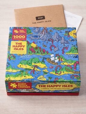 Magic Puzzle Company The Happy Isles 1000 Piece Puzzle Complete